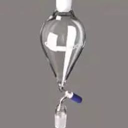 Glassco 500 ml Pear Shape Separating Funnel With Needle Valve Stopcock 163.204.08-5