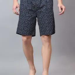 Cantabil Navy Cotton Regular Fit Printed Boxers-picture-18