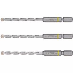Vessel Porcelain Tile Drill Bit Hexagonal 95 mm Overall Length, CPD3S-4.3 (3 Pcs Set)-picture-25