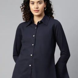 Melon by PlusS Navy Regular Fit Shirt-image-85