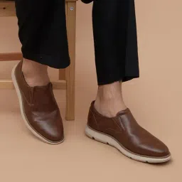 CODE by Lifestyle Men's Tan Slip-On Shoes-picture-26