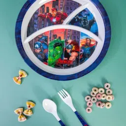 Servewell Avengers Melamine Round Dinner Plate - Set of 3-image-87