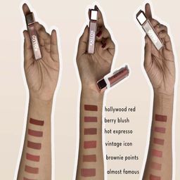 KALLOS VANITY Lip Plush Long Wear & Non-Drying Liquid Lipstick - 3 ml - Brownie Points image 5