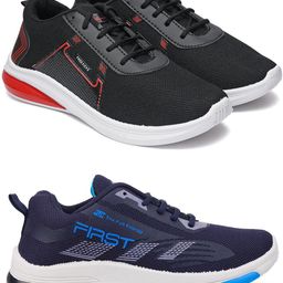 Spotwalk Men Mesh Running Shoes-image-50