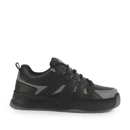 Fausto Men's Black & Grey Casual Sneakers-image-94