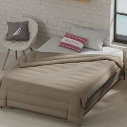 Nautica Signature Khaki Microfibre Single Comforter-9