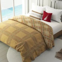 Nautica Ocean View Multicolor Cotton Checks Double Comforter-12