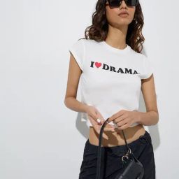 Nuon by Westside White Typographic Cotton T-Shirt-25