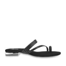 Metro Women's Black Toe Ring Sandals-image-79