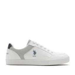 U.S. Polo Assn. Men's White Casual Sneakers-picture-25