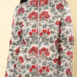 Label Ritu Kumar Multicolor Floral Print Jacket image 4
