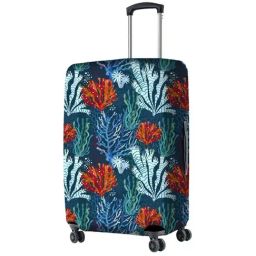 Nasher Miles Polyester 55 cm (20 Inch) Small Protective Luggage Cover - Coral Design-image-61