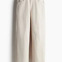 H&M Barrel-Leg Twill Trousers-image-80