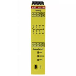 ABB - JOKAB Sentry SSR10M Safety Monitoring Safety Relay 265 V AC 375 V DC Dual-Channel 4 Safety Contacts, 2TLA010050R0100Sentry SSR10M VAC/VDC-image-75