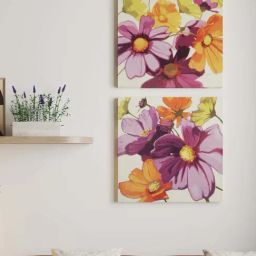 Art Street Canvas Painting Posters For Living Room Office Wall Art - Set of 2-34
