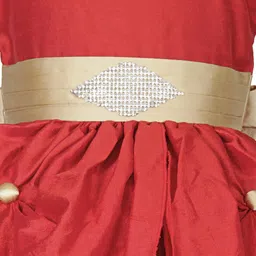 Shahina Fashion Girls Satin Maxi Princess Gown Dress-picture-45
