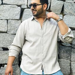 Instafab Plus Men Comfort Opaque Casual Shirt-image-82