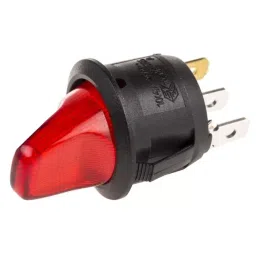 RS PRO Toggle Switch Panel Mount On-Off SPST Tab Terminal 250 V, 419845-24