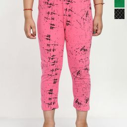 BAESD Girl Pack Of 3 Printed High-Rise Cotton Capris-image-55