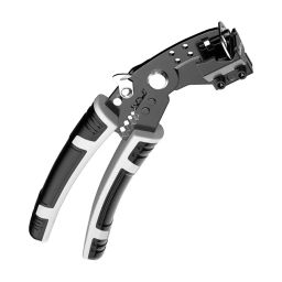 Amici Tools Multifunction Wire Cutter and Stripper Stainless Steel with Safety Lock, Black & Grey-1