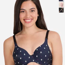 shyaway Floral Bra Medium Coverage Underwired Lightly Padded-image-64