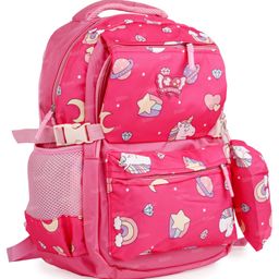 Fiddlerz School Bag For Kids Backpack Travel Backpacks For Boys Girls Years Preschool Nursery Waterproof Casual Picnic Bag- 16 Inches-image-25