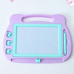 ZOE Writing & Doodle Board With Shape Stamps - Purple-25