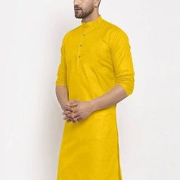 ANUJ FASHION Men Blended Straight Kurtas-picture-21