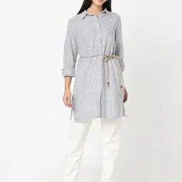 R&B Striped Cotton long Top-picture-47