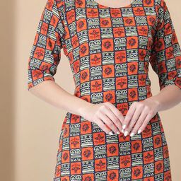 anouk rustic HERE&NOW Ethnic Motifs Printed Regular Kurta with Trousers image 2
