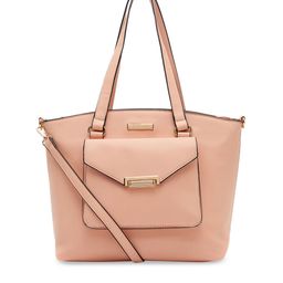 GIORDANO Nude-Coloured Solid Tote Bag-10