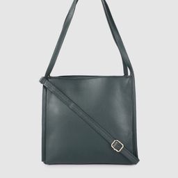 Caprese Green Structured Shoulder Bag-13