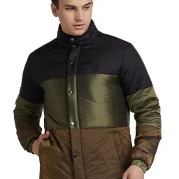 Park Avenue Multi Polyester Regular Fit Colorblock Jacket image 1