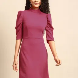 DODO & MOA Red A Line Dress-image-10