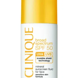 Clinique Broad Spectrum SPF 50 Mineral Sunscreen Fluid for Face - 30 ml image 1