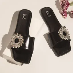 Inc.5 Women's Black Casual Sandals-image-88