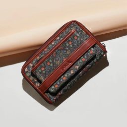 ZOUK Kashmir Royals Multicolor Printed Small Zip Around Wallet for Women image 1