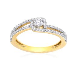 Malabar Gold and Diamonds 18k Gold & Diamond Mine Ring for Women-picture-36