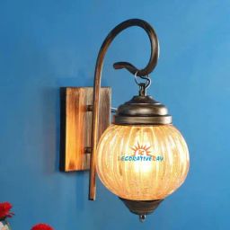 DecorativeRay Brown & White Iron Wall Light - Set of 1-image-99