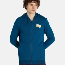 Puma Graphic Blue Printed Hooded Jacket-16