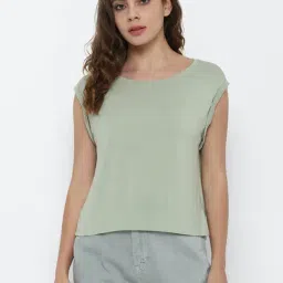 American Eagle Outfitters Green Round Neck T-Shirt-picture-13