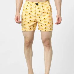 Jack & Jones Yellow Printed Boxers-image-15