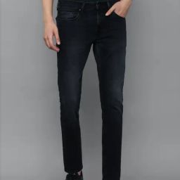 Louis Philippe Jeans Black Regular Fit Jeans-image-60
