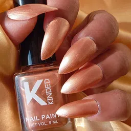 KINDED Metallic Finish Long Stay Nail Polish - 9ml - Chrome Copper -55-33