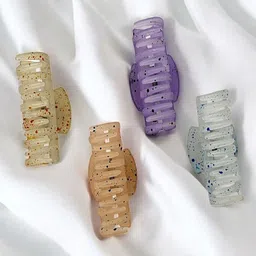 AccessHer Women Set of 4 Claw Clip-49