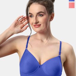 Sonari Pack Of 2 Medium Coverage Lightly Padded T-shirt Bras- All Day Comfort-picture-38