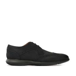 Ruosh Men's Black Brogue Shoes-image-45