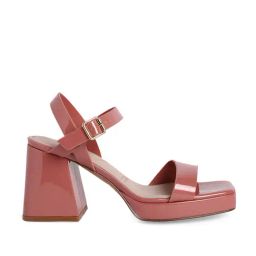 Aldo Women's Pink Ankle Strap Sandals-image-35