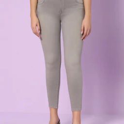 HJ HASASI Grey High Rise Jeans-image-103