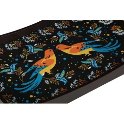 Crayton Birds Printed MDF Rectangular Serving Tray - Set of 1 image 4